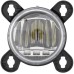 HELLA - LED main headlight - 90mm Essential R80 - 12/24V - round - installation - lens colour: transparent - plug: German plug - left/right - 1K0 015 050-021