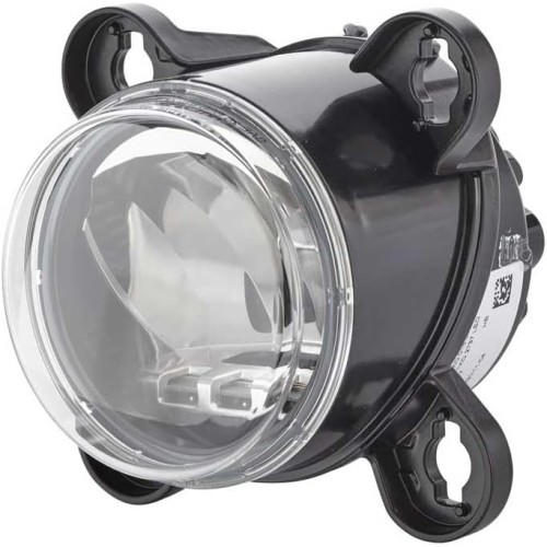 HELLA - LED main headlight - 90mm Essential R80 - 12/24V - round - installation - lens colour: transparent - plug: German plug - left/right - 1K0 015 050-021