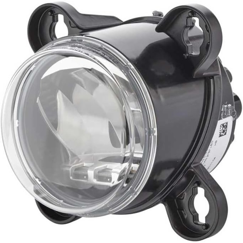 HELLA - LED main headlight - 90mm Essential R80 - 12/24V - round - installation - lens colour: transparent - plug: German plug - left/right - 1K0 015 050-021