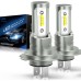 YPSNH H7 LED Bulbs CSP 20000LM 6500K White, LED Car Headlight Bulb Compatible with DC 12 V for Energy Efficiency, Replacement 55 W Halogen Bulbs (2 Bulbs)