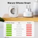 GHome Smart WLAN Socket 16A, Smart Home Socket Works with Alexa/Google Home, Power Consumption Measurement, App & Voice Control, Schedule and Timer Socket, Pack of 4, Only on 2.4GHz WiFi