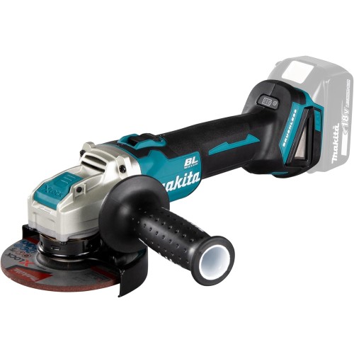 Makita DGA521ZX1 Cordless Angle Grinder 18 V with Slide Switch (without Battery, without Charger)
