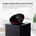 OMISOON Fan Heater 2000 W, Eco Fan Heater, Energy-Saving, Quiet, PTC Ceramic Heater, Electric, Touch LED, 90° Oscillation, 24 Timers, Thermostat, 4 Modes, Multiple Protection, Remote Control, Home