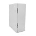 ELS Elektrotechnika Industrial Cabinet IP65 Galvanised Mounting Plate Locking Door with All-Round Seal Wall Housing Empty Housing ABS Plastic Empty Cabinet 420 x 520 x 190