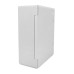 ELS Elektrotechnika Industrial Cabinet IP65 Galvanised Mounting Plate Locking Door with All-Round Seal Wall Housing Empty Housing ABS Plastic Empty Cabinet 420 x 520 x 190
