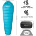 Bessport Sleeping Bag -10 °C -15 °C 4 Seasons Winter Mummy Sleeping Bag Water-Repellent Sleeping Bag for Travel Camping Outdoor Camping or Indoor