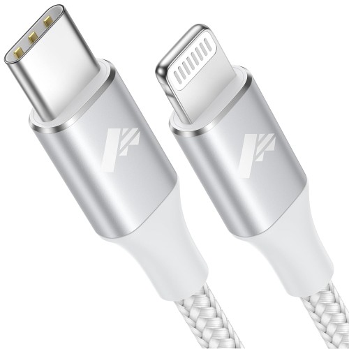 USB-C auf Lightning-Kabel, 2 m, iPhone-Ladekabel, MFi-zertifiziert, Nylongeflecht, schnell, Typ C auf Lightning, für iPhone 11 12 13 Pro Max Mini XR XS X 8 7 6s 6 Plus 5s 5 SE 2020, iPad