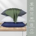 Fittia Lyocell Bamboo Cushion Cover Bamboo Fibre Pillowcase Silky Soft Cooling Breathable with Concealed Zip Navy Blue 40 x 60 cm Set of 2