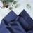Fittia Lyocell Bamboo Cushion Cover Bamboo Fibre Pillowcase Silky Soft Cooling Breathable with Concealed Zip Navy Blue 40 x 60 cm Set of 2