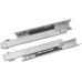 Amig - Комплект от 2 плъзгащи се релси Mod.45, изработени от поцинкована стомана за мебели, скринове или шкафове | Пълно изтегляне, самозатваряне и отваряне с натиск | Устойчивост: 25 кг/чифт | Размери: 400 мм