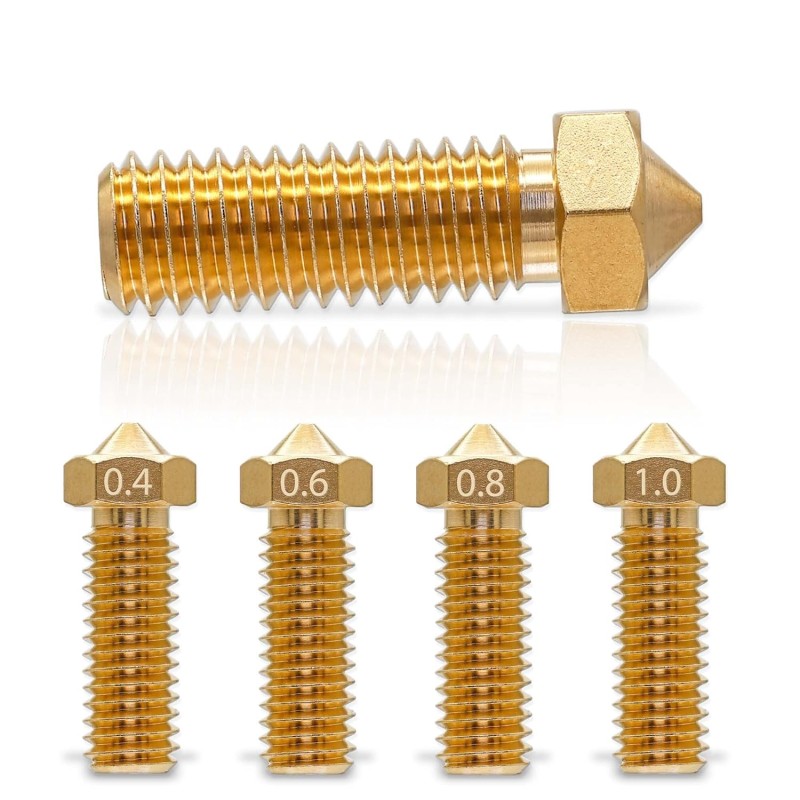 Sea 3D 3 x 1.0 mm nozzles for Volcano, Anycubic Vyper, Kobra Max, Artillery Phaetus Rapido Nozzle printers