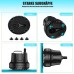 Lnicez Mini Submersible Water Pump, 25 W, 1500 l/h Max., for Aquariums, Gardens, Ponds, Fountains, Black