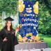 DPKOW Hurra Exam Passed Door Banner for Studies Graduation Decoration Exam Passed Background Door Wall Decoration Graduation, 185 x 90 cm