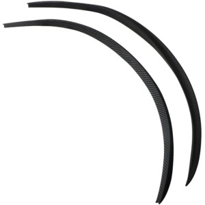 Carbon Fibre Car Wheel Mudguard Trim, Asudaro 1 Pair 72 cm Wheel Arch Widening Mudguard Universal Car Wheel Arch Strips Wheel Arch Widening Strips Mudguard Trims, Black