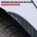 Carbon Fibre Car Wheel Mudguard Trim, Asudaro 1 Pair 72 cm Wheel Arch Widening Mudguard Universal Car Wheel Arch Strips Wheel Arch Widening Strips Mudguard Trims, Black