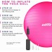 EDIFIT, Gymnastics Ball, 55, 65 and 75, Pezziball, Including Inflator, Pilates Ball, Sitting Ball, Pilates, Yoga Ball, Gymnastics
