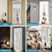 Sekey 130 x 220 cm Magnetic Fly Screen Door Curtain for Wood, Iron, Aluminium Doors and Balcony. Easy Installation, White