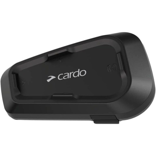 Cardo Spirit HD Single Motorcycle Intercom, Black