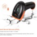 Tera Barcode Scanner 1D 2D QR 3 в 1 безжичен 2,4 GHz / Bluetooth / USB кабелен четец на баркодове със стойка/скоба HW0001