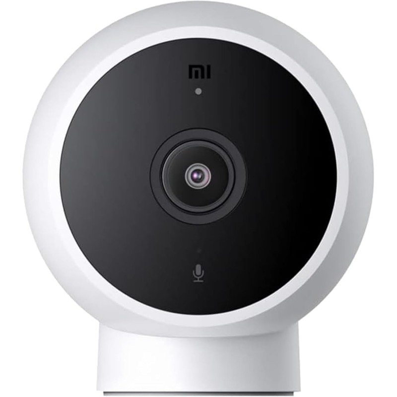 Xiaomi Mi Camera 2K (Magnetic Mount) WLAN Surveillance Camera (2304 x 1296 Pixels, Optimised AI Motion Detection, 2-Way Audio, Night Vision Mode with 940nm Infrared LEDs, 180° Rotating Magnetic