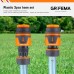 GRIFEMA Hose Connector Set, 1/2 Inch Garden Hose Connector, 1/2 Inch Water Stop Hose Connector, 1/2 Inch - 3/4 Inch Tap Connector, Can Stop Water Quickly, Orange
