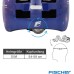 FISCHER BMX Kids Bicycle Helmet Dirt Bike Helmet Plus with Integrated LED Rear Light