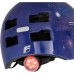 FISCHER BMX Kids Bicycle Helmet Dirt Bike Helmet Plus with Integrated LED Rear Light