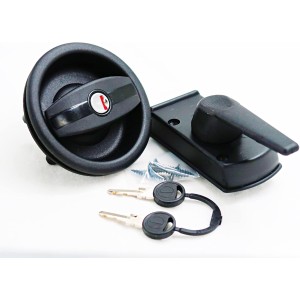 Zadi Entrance Lock, Motorhome, Caravan, Boat, Caravan, Black, Clockwise Round