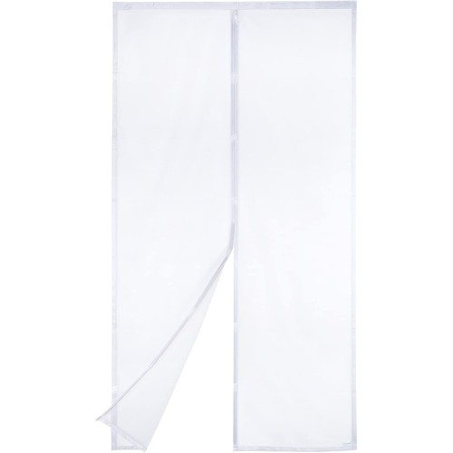 Apalus VP Fly Screen Door, Magnetic Insect Protection Balcony Door, 120 x 220 cm, Very Durable, Cat Claw-Safe, Stronger Magnets, 3.8 cm Wide Velcro Strap, Cannot Be Shortened