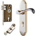 Qrity Door Handle Lock Zinc Alloy Modern Door Handle Set Anti-Theft Door Lever Lock with Keys