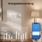 GHome Smart WLAN Socket, Smallest WiFi Socket Accessories, App Remote Control, Power Consumption Measure, Voice Control, Schedule, Works with Alexa Google Home, TÜV-Certified, Only 2.4 GHz WiFi, White