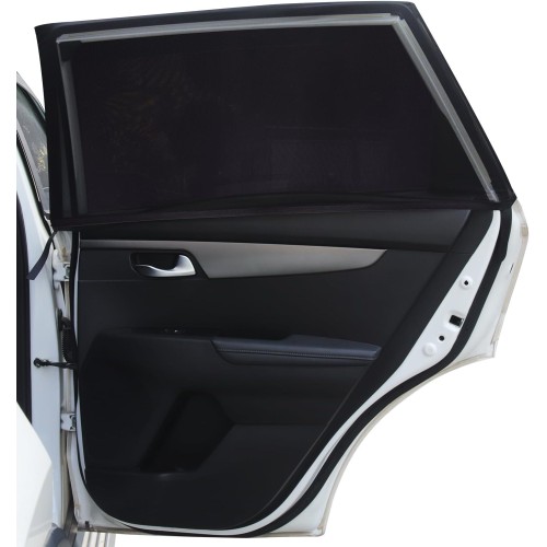 Trusiel Слънцезащитна мрежа за кола с сертифицирана UV защита за деца, бебета, възрастни, домашни любимци, универсална слънцезащитна мрежа за кола, ролетни щори за слънцезащита на прозорците на колата, за задните прозорци, за леки автомобили (L)