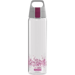 SIGG Total Clear ONE Tritan Drinking Bottle Suitable for Carbonated Drinks, Dishwasher Safe, Leak-Proof, Feather-Light, Scratch-Resistant, BPA-Free, 0.75 L/1.5 L