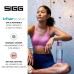 SIGG Total Clear ONE Tritan Drinking Bottle Suitable for Carbonated Drinks, Dishwasher Safe, Leak-Proof, Feather-Light, Scratch-Resistant, BPA-Free, 0.75 L/1.5 L