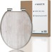 SCHÜTTE Lightwood Toilet Seat with Soft-Close Mechanism, Toilet Seat with Toilet Lid, Wooden Core Toilet Lid with Motif (Maximum Load Capacity of the Toilet Seat: 150 kg), Wood Colour