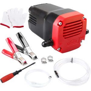 Oasser OP1 Oil Extraction Pump 12 V 80 W Oil Pump Suction Pump for Engine Oil and Diesel for Car SUV Red