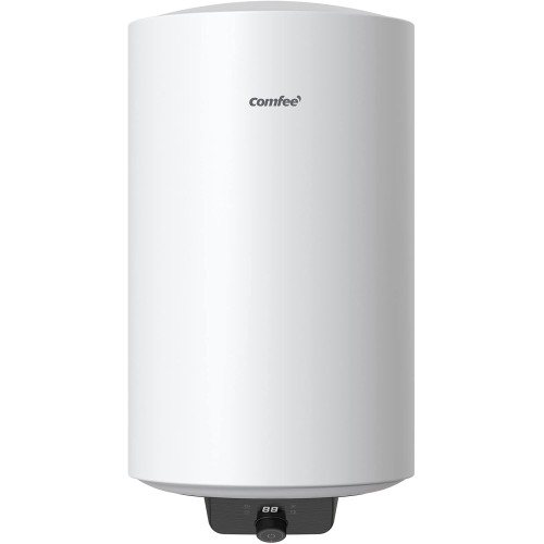 COMFEE D80-15EFG 80 Litre Wall Mounted Electric Water Heater - Compact Easy to Install - White