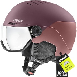 uvex Wanted Visor Ski Helmet – Navy Matte