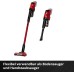 Einhell TE-SV 18 Li-Solo Power X-Change Cordless Handle Vacuum Cleaner (Li-Ion, 18 V, Bagless Cordless Vacuum Cleaner, 0.6 L Collection Container, Cyclone Technology, Triple Filter System), Red/Black