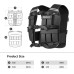 PROIRON Adjustable Weighted Vest 10/20 kg with Reflective Strips for Running, Strength Training, Workouts, Jogging and Home Gym