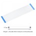 sourcing map 5 Pack FFC FPC 50 Pin 0.5mm Pitch 100mm Length (Type A) Flexible Flat Cable for 3D LCD Printer, Camera, DVD, TV, Laptop, Audio