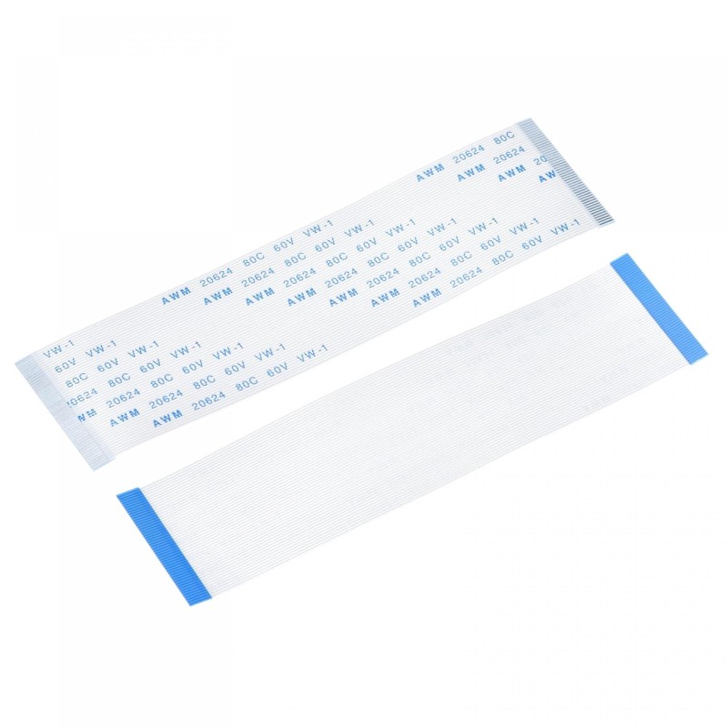 sourcing map 5 Pack FFC FPC 50 Pin 0.5mm Pitch 100mm Length (Type A) Flexible Flat Cable for 3D LCD Printer, Camera, DVD, TV, Laptop, Audio