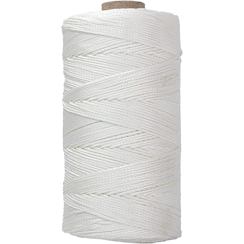 Expert Predator Unisex Torpine White Twisted Rope Cake Tin Nylon 210/9 1LB, White