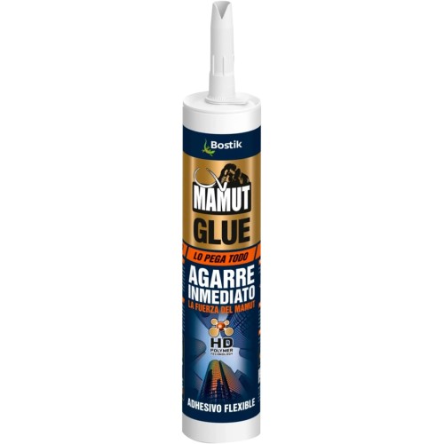BOSTIK Mammoth Glue Mounting Adhesive White 290 ml – Immediate and High Strength Bonding for Heavy Objects, Compatible with All Types of Surfaces, Indoor and Outdoor