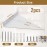 WiDream 2 Pieces Invisible Triangle Shelf Brackets, Shelf Brackets Triangle White, Triangle Shelf Brackets Invisible, Hidden Shelf Bracket for Living Room, Kitchen, Bedroom (130 x 140 mm)