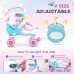 Runcinds 4 Sizes Adjustable Children's Roller Skates for Girls, Boys, Toddlers