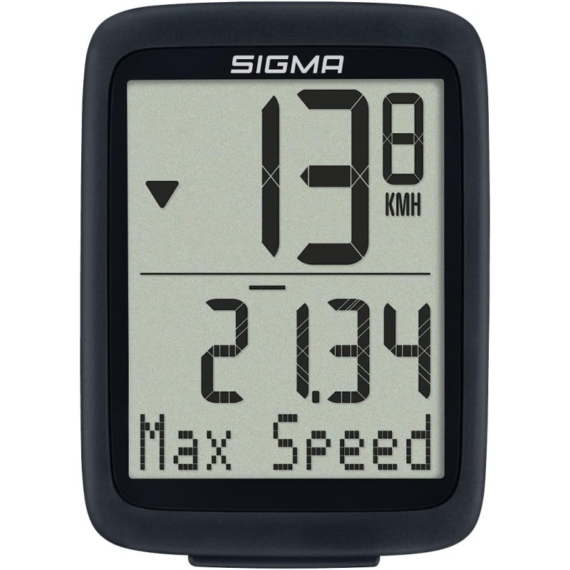 SIGMA BC 10.0 WL Wireless Bicycle Computer with 10 Functions Bike Computer for the Highest Demands Easy to Use with Large Buttons and a Clear Display