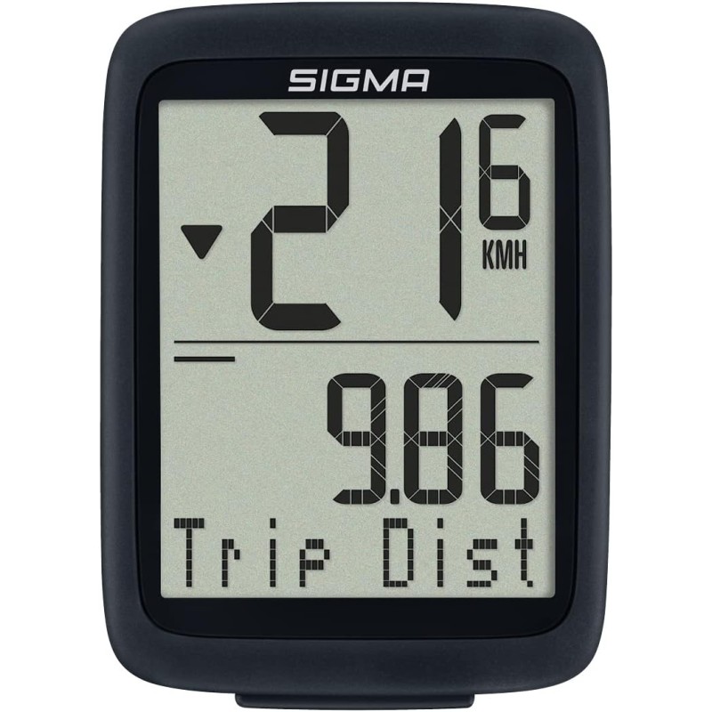 SIGMA SPORT BC 8.0 Bicycle Computer with Numerous Functions High-Quality Bike Computer Easy to Use with Large Buttons and Clear Display