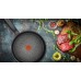 Tefal C38804 Frying Pan 24 cm, Non-Stick Coating with Titanium Particles, Thermal Signal at Ideal Frying Temperature, Dishwasher Safe, Not Suitable for Induction Cookers
