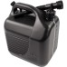 Tayg 602078 Jerry Can 10 Litres Approved with Filling Neck and Measuring Strips Black
